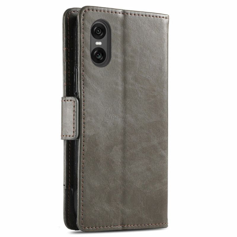 Läderfodral Sony Xperia 10 Vi Telefonfodral Caseneo Rfid-blockering