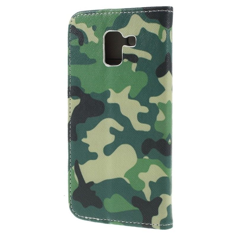 Fodral för Samsung Galaxy J6 Militär Kamouflage