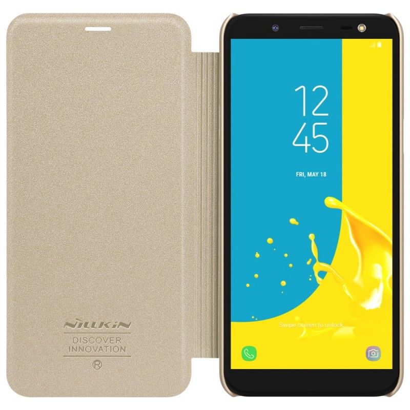 Folio-fodral för Samsung Galaxy J6 Svart Nillkin