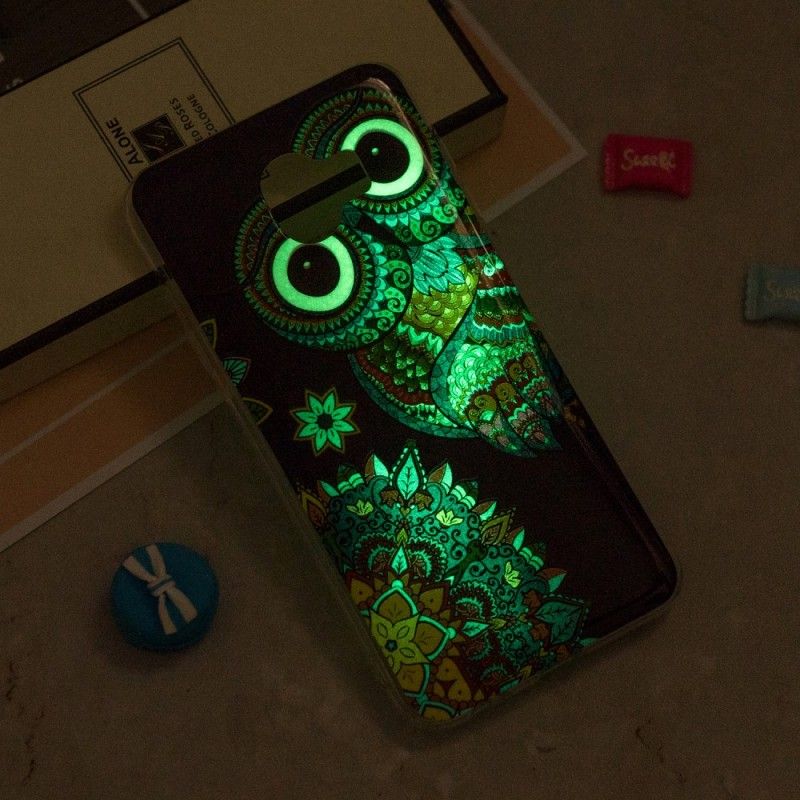 Skal Samsung Galaxy J6 Fluorescerande Mandalauggla