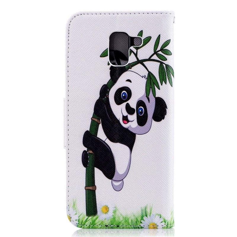 Skyddsfodral Samsung Galaxy J6 Panda På Bambu