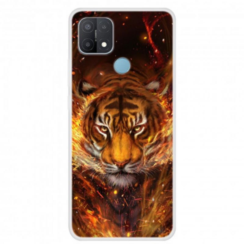 Skal Oppo A15 Fire Tiger