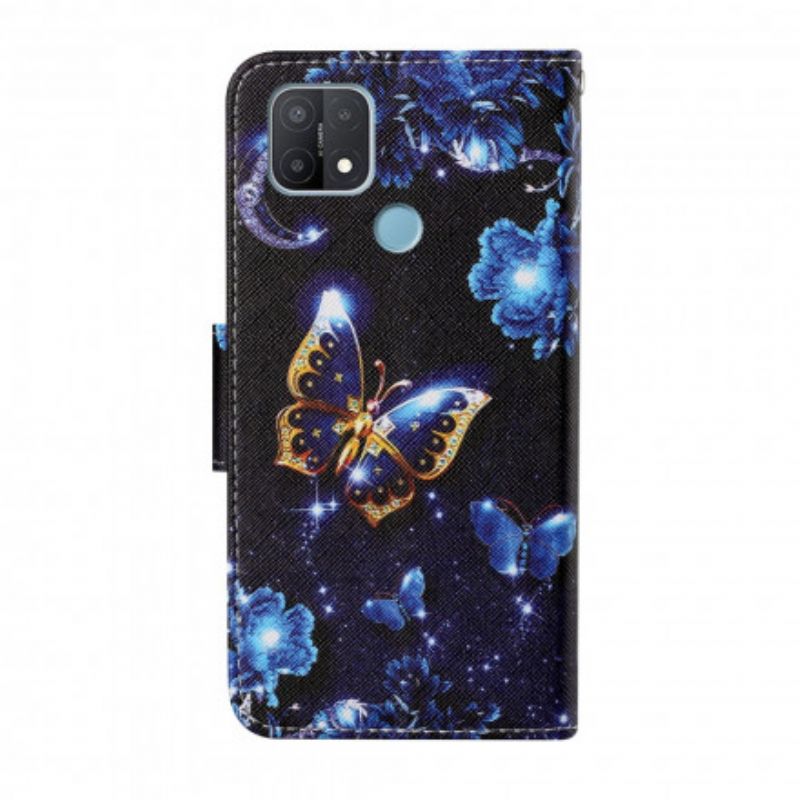 Skyddsfodral Oppo A15 Precious Thong Butterflies