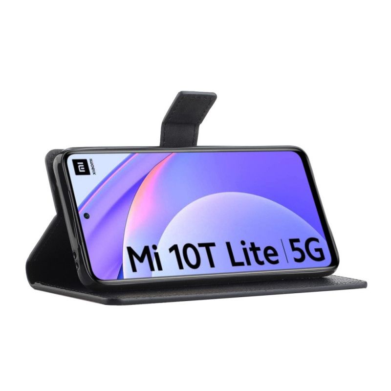 Fodral Xiaomi Mi 10T Lite 5G / Redmi Note 9 Pro 5G Enkel Litchi