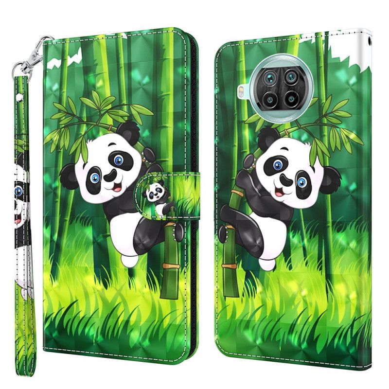 Fodral Xiaomi Mi 10T Lite 5G / Redmi Note 9 Pro 5G Panda Och Bambu