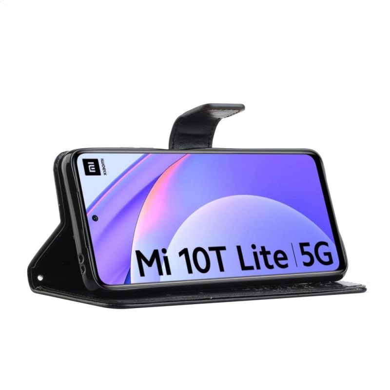 Fodral Xiaomi Mi 10T Lite 5G / Redmi Note 9 Pro 5G Svart Träd Och Gubbar