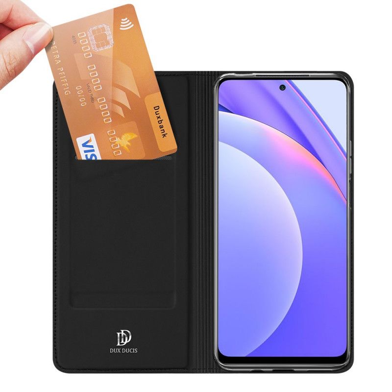 Folio-fodral Xiaomi Mi 10T Lite 5G / Redmi Note 9 Pro 5G Svart Dux Ducis