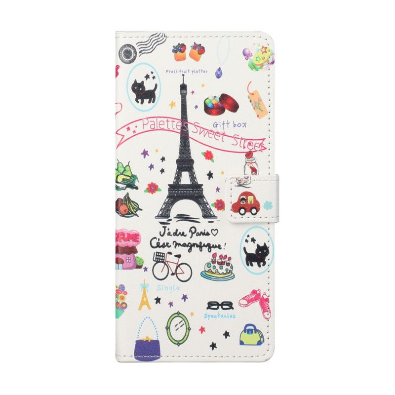 Läderskal Xiaomi Mi 10T Lite 5G / Redmi Note 9 Pro 5G Jag Älskar Paris
