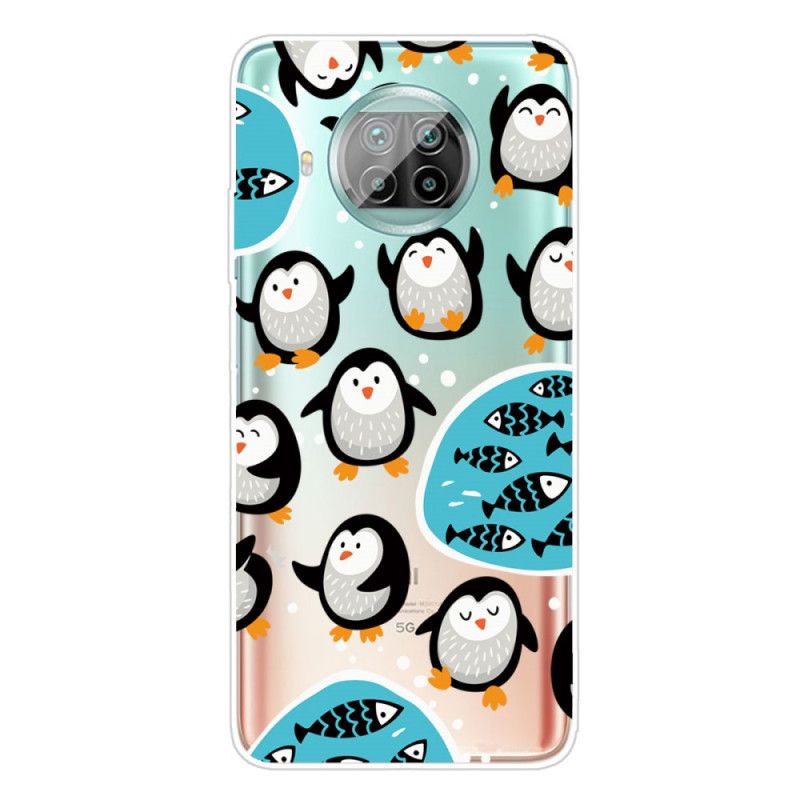 Skal för Xiaomi Mi 10T Lite 5G / Redmi Note 9 Pro 5G Pingviner Och Fiskar