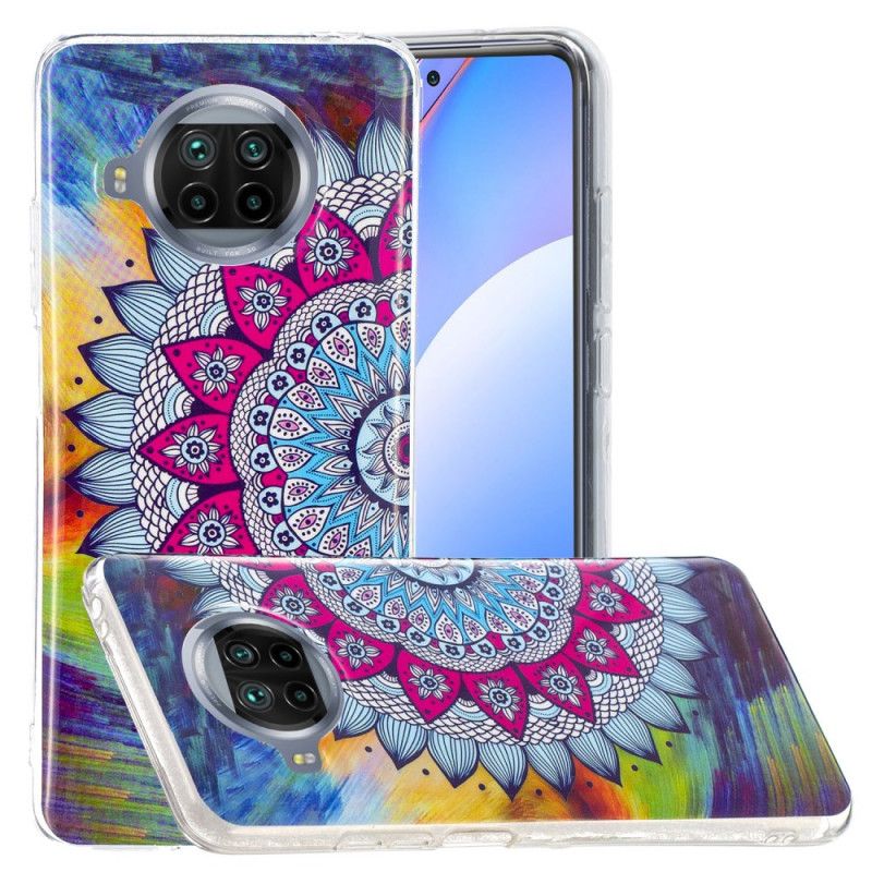 Skal Xiaomi Mi 10T Lite 5G / Redmi Note 9 Pro 5G Mobilskal Fluorescerande Mandala