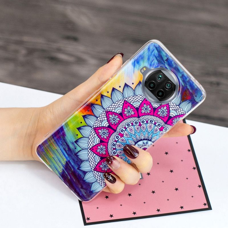 Skal Xiaomi Mi 10T Lite 5G / Redmi Note 9 Pro 5G Mobilskal Fluorescerande Mandala