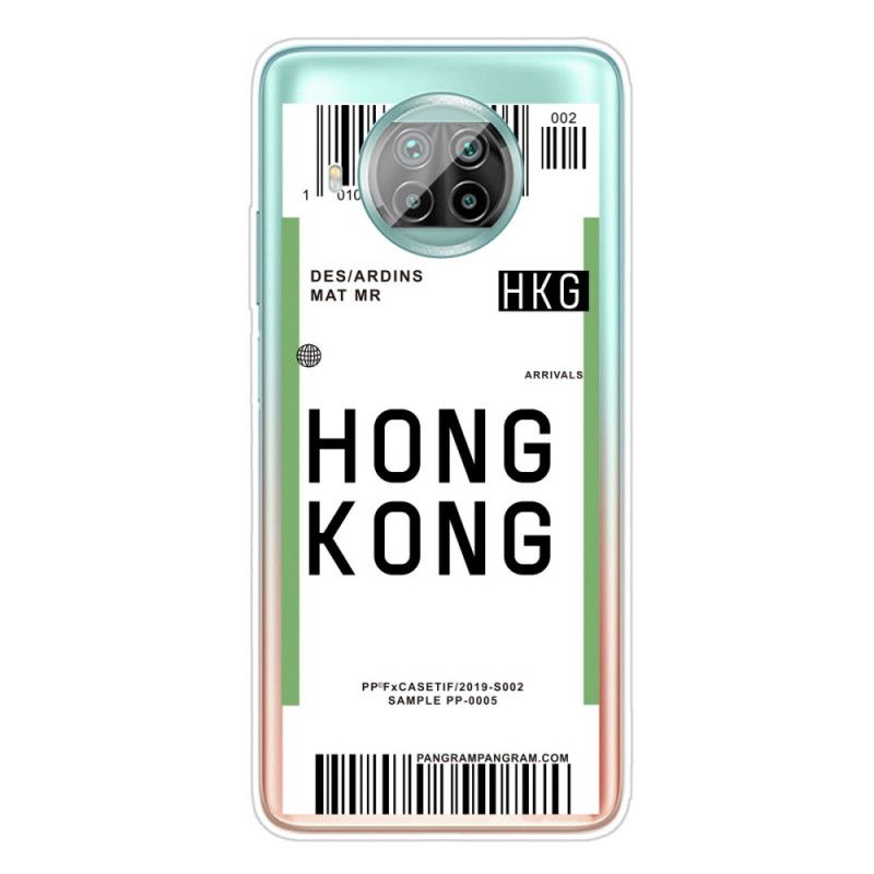 Skal Xiaomi Mi 10T Lite 5G / Redmi Note 9 Pro 5G Ombordstigningskort Till Hongkong