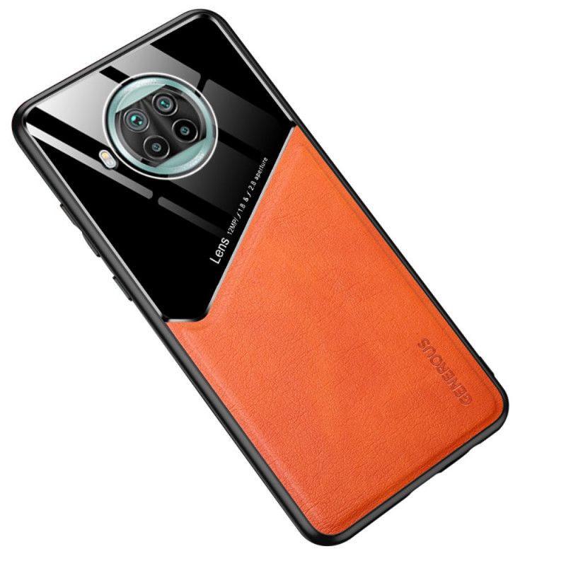 Skal Xiaomi Mi 10T Lite 5G / Redmi Note 9 Pro 5G Svart Magnetisk Lädereffekt