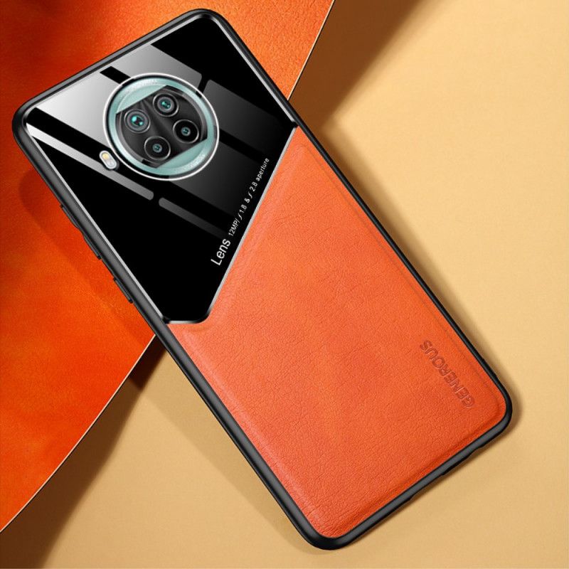 Skal Xiaomi Mi 10T Lite 5G / Redmi Note 9 Pro 5G Svart Magnetisk Lädereffekt