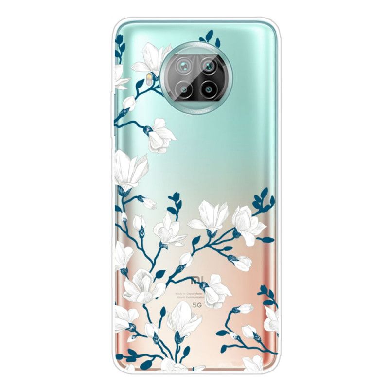 Skal Xiaomi Mi 10T Lite 5G / Redmi Note 9 Pro 5G Vita Blommor