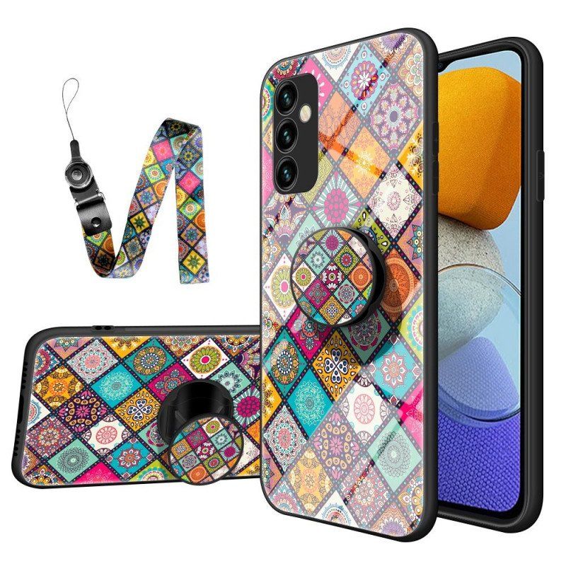 Skal Samsung Galaxy M23 5G Patchwork Magnetisk Hållare