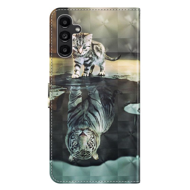 Fodral Samsung Galaxy A15 Katt Och Tiger