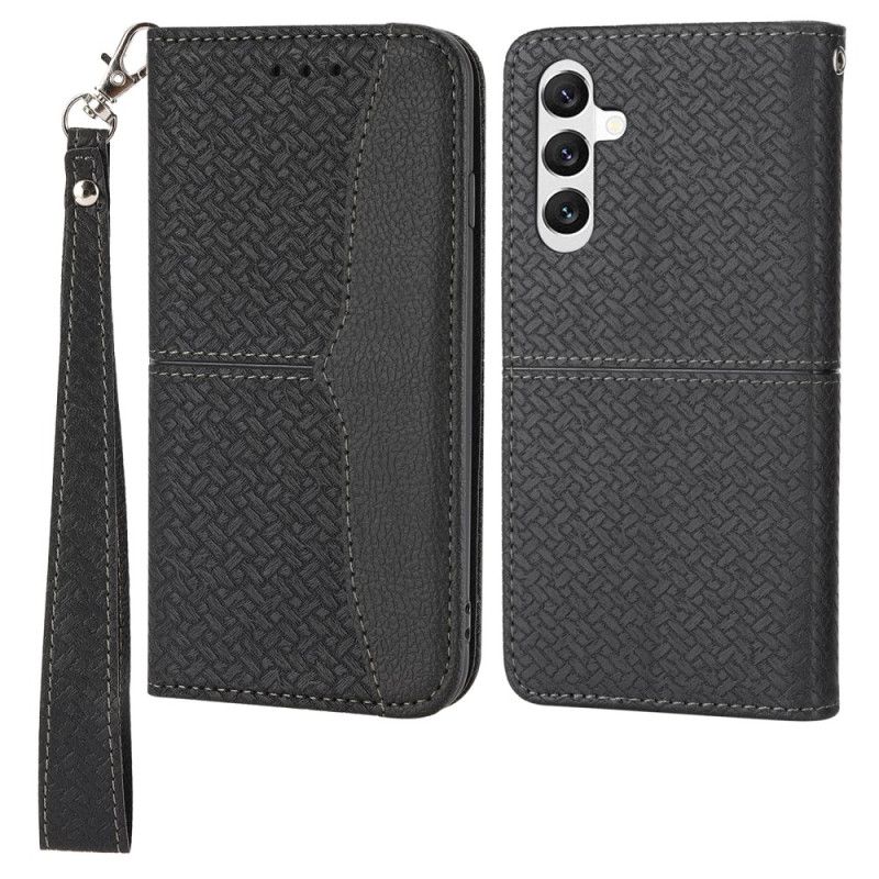 Fodral Samsung Galaxy A15 Strappy Woven Design