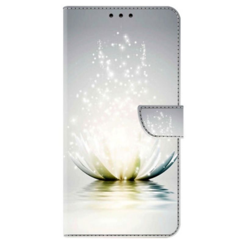 Läderfodral Samsung Galaxy A15 Telefonfodral Lotus