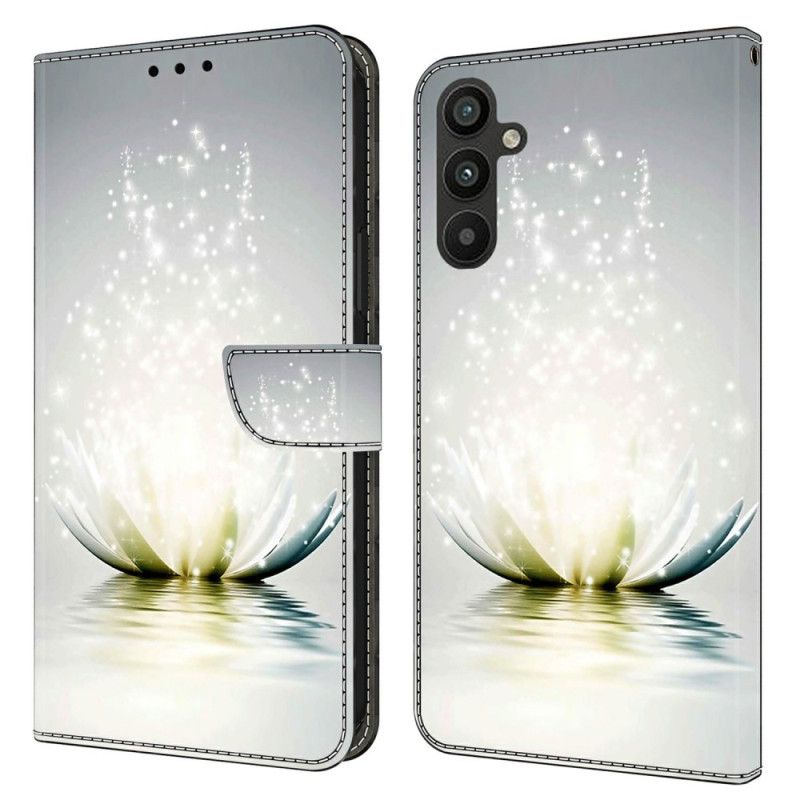 Läderfodral Samsung Galaxy A15 Telefonfodral Lotus