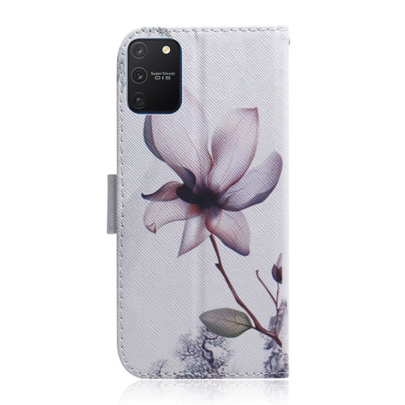 Fodral Samsung Galaxy S10 Lite Gammal Rosblomma