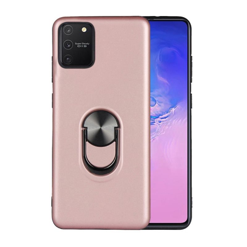 Skal för Samsung Galaxy S10 Lite Rose Gold Avtagbar Med Stödring