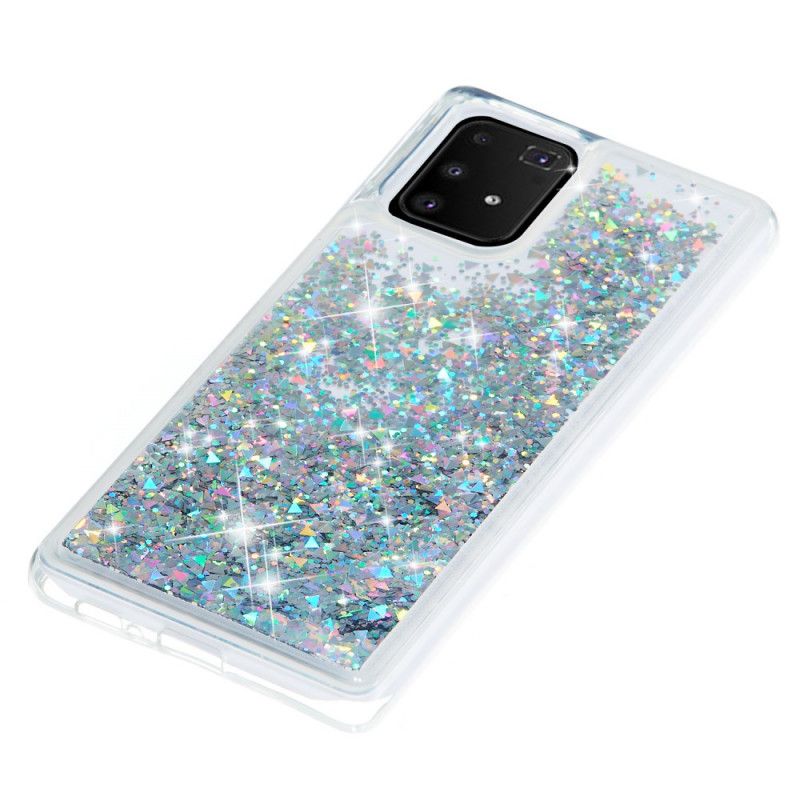 Skal för Samsung Galaxy S10 Lite Silver Lustglitter