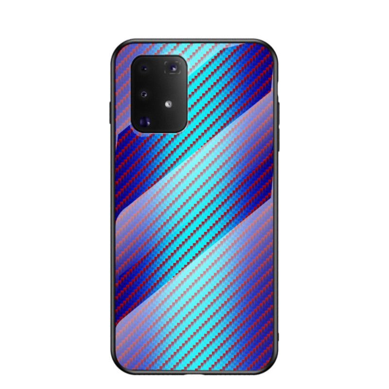 Skal Samsung Galaxy S10 Lite Svart Kolfiberhärdat Glas