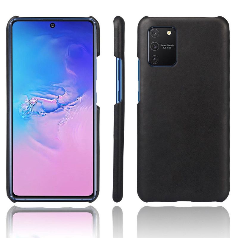 Skal Samsung Galaxy S10 Lite Svart Ksq Lädereffekt