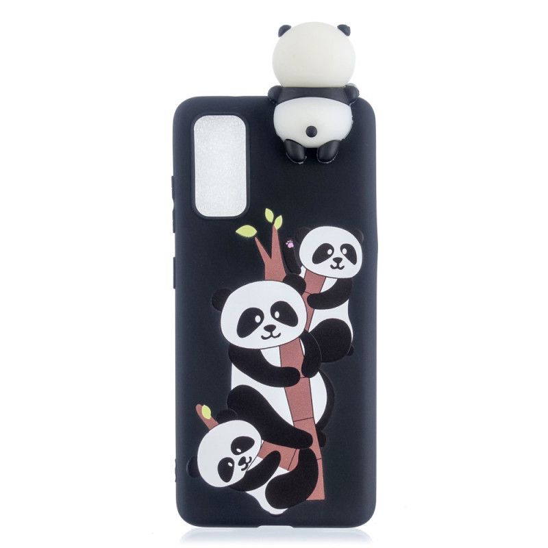 Skal Samsung Galaxy S10 Lite Vit 3D Superpanda