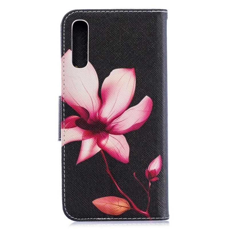 Fodral för Samsung Galaxy A70 Rosa Blomma