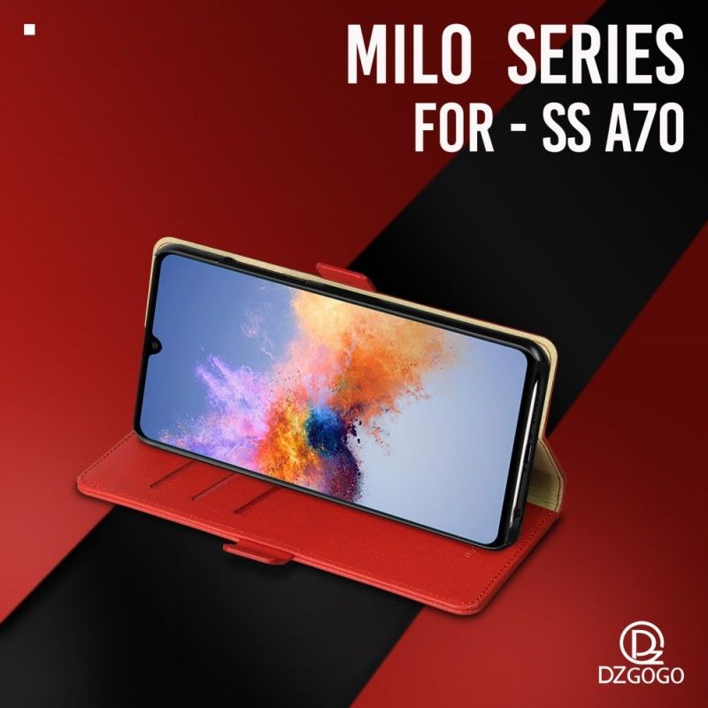 Fodral för Samsung Galaxy A70 Svart Dzgogo Miloserie