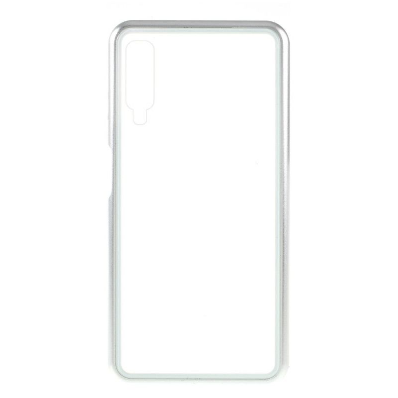 Folio-fodral för Samsung Galaxy A70 Röd Transparent Avtagbar