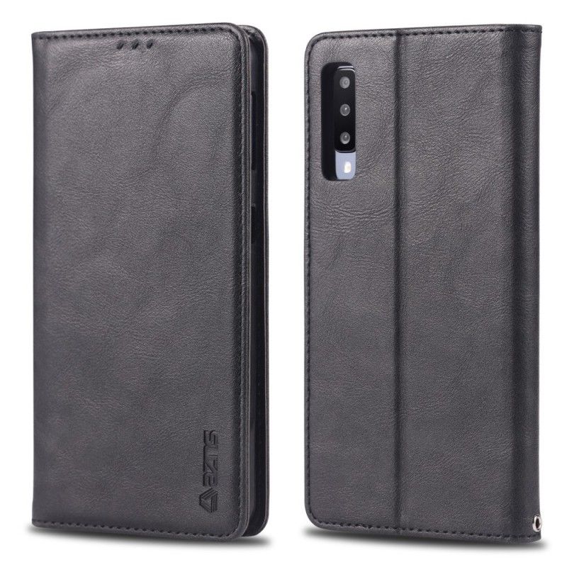 Folio-fodral Samsung Galaxy A70 Svart Retro Azns