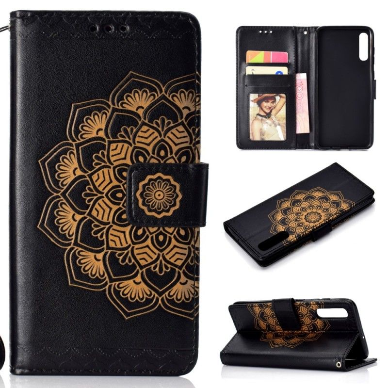 Läderfodral Samsung Galaxy A70 Svart Chic Mandala