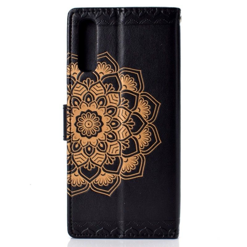 Läderfodral Samsung Galaxy A70 Svart Chic Mandala