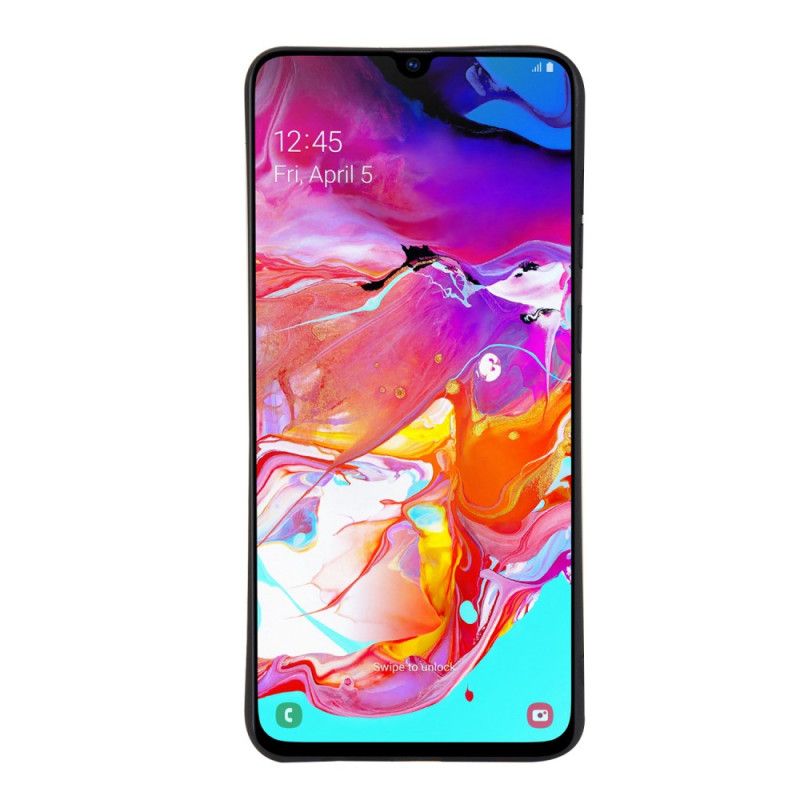 Skal för Samsung Galaxy A70 Grön Kamouflage