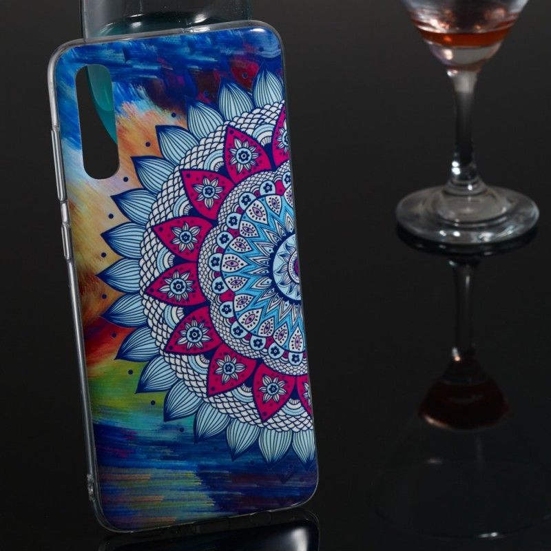 Skal Samsung Galaxy A70 Fluorescerande Mandala