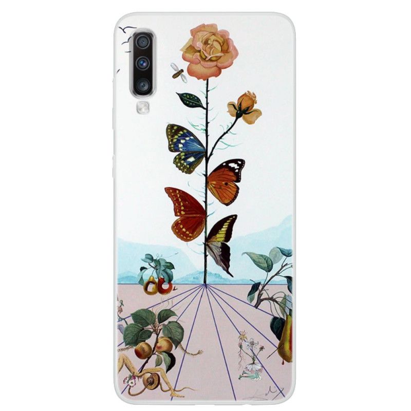 Skal Samsung Galaxy A70 Mobilskal Naturens Fjärilar
