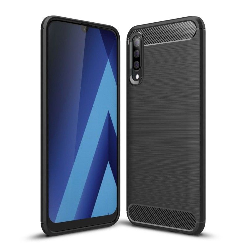 Skal Samsung Galaxy A70 Svart Borstad Kolfiber