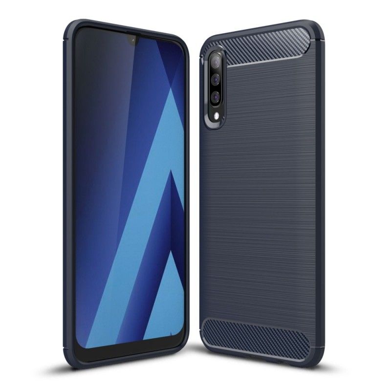 Skal Samsung Galaxy A70 Svart Borstad Kolfiber