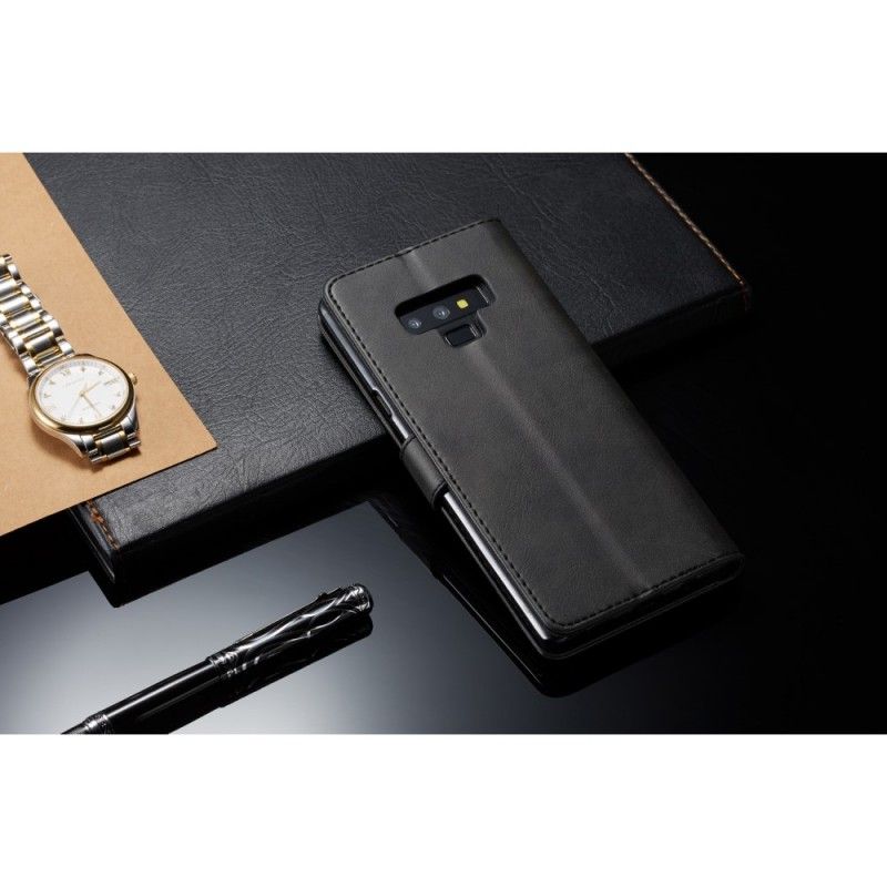 Fodral för Samsung Galaxy Note 9 Svart Lc.Imeeke Lädereffekt