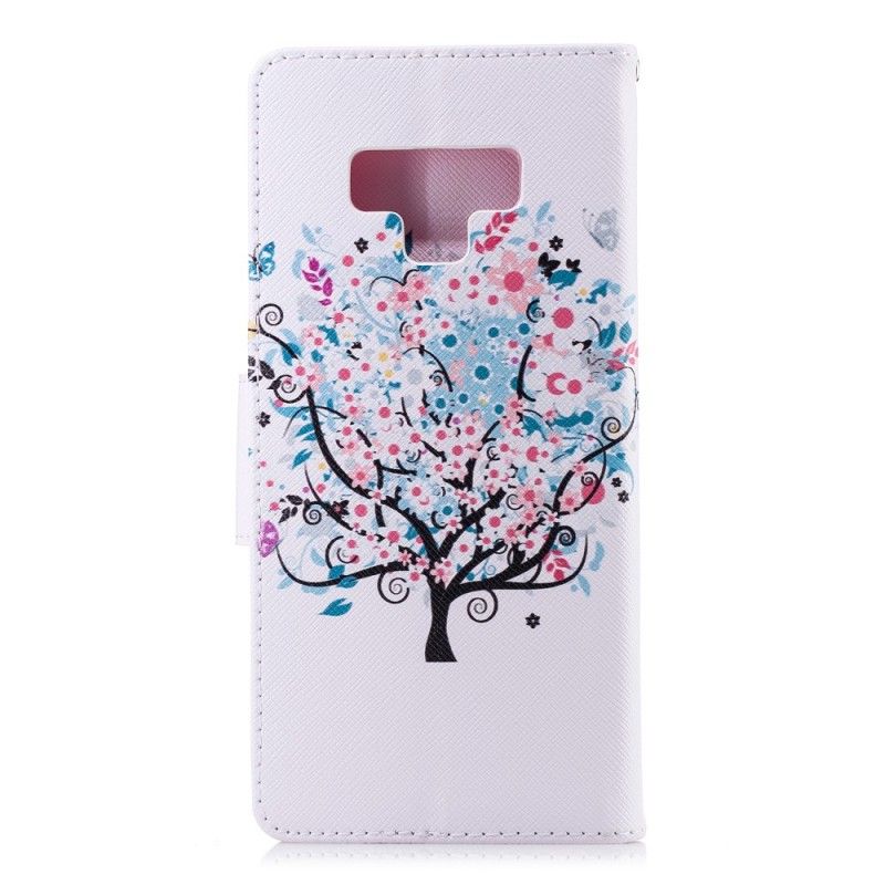 Fodral Samsung Galaxy Note 9 Blommat Träd