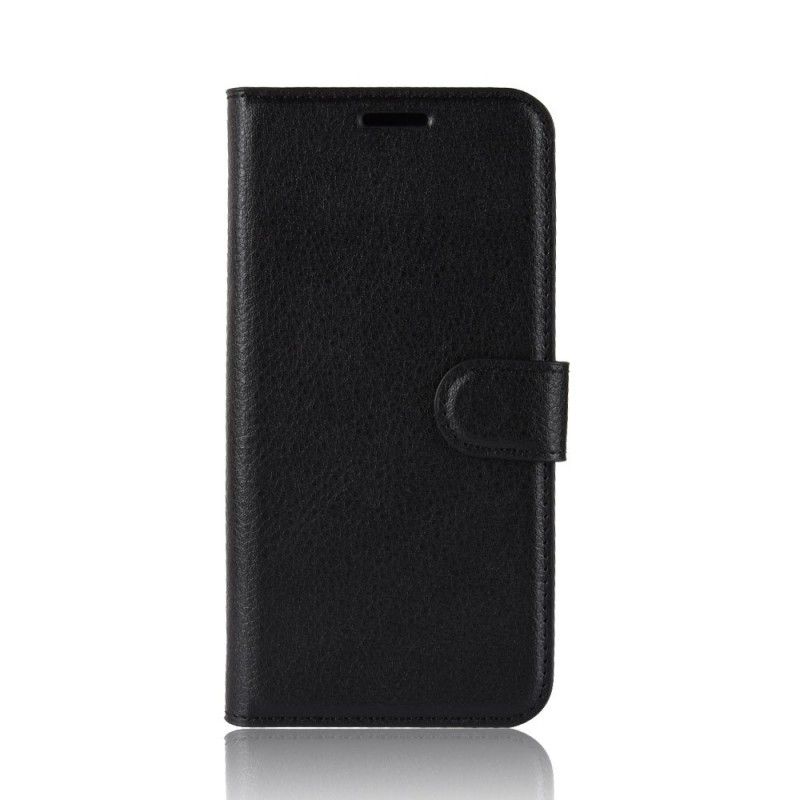 Fodral Samsung Galaxy Note 9 Svart Retro Litchi