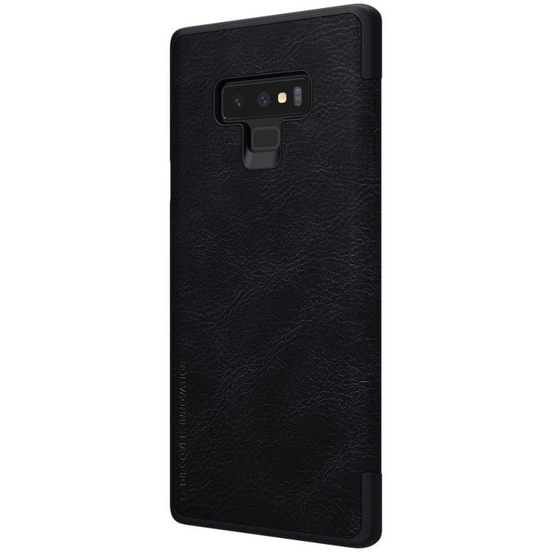 Folio-fodral Samsung Galaxy Note 9 Svart Nillkin Qin-Serien