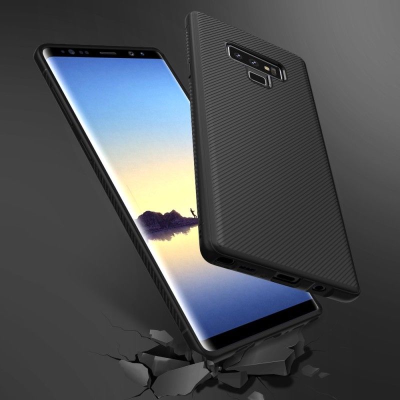 Skal Samsung Galaxy Note 9 Lila Halkfritt Vävt