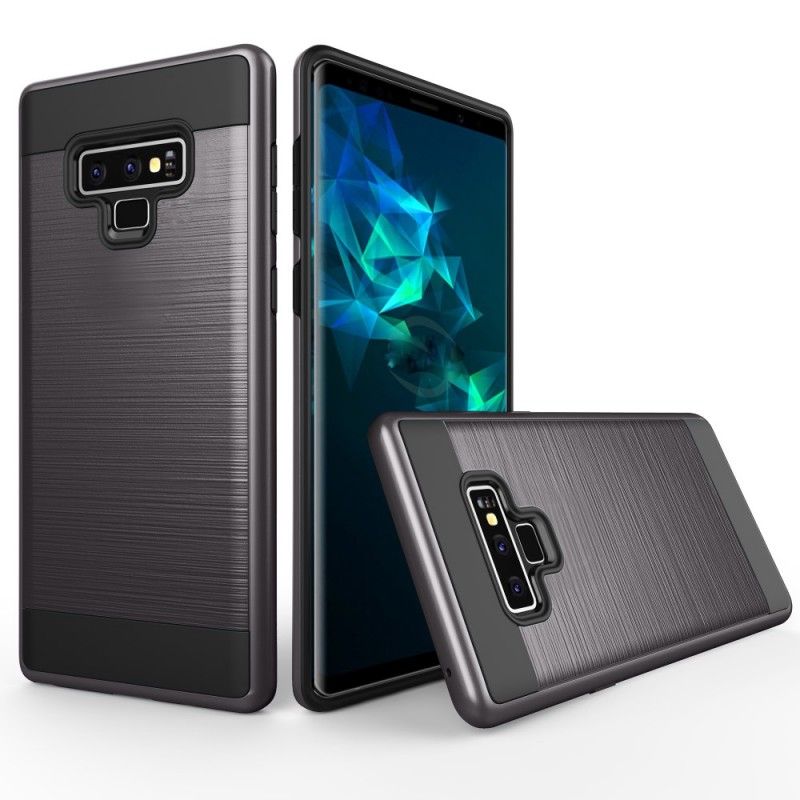 Skal Samsung Galaxy Note 9 Svart Borstad Hybrid