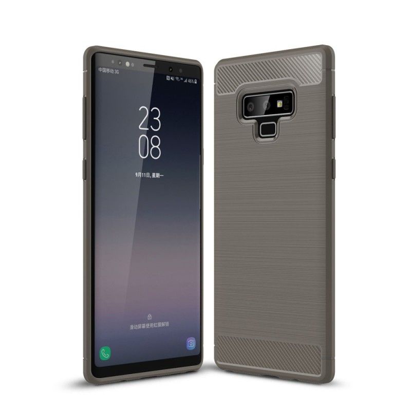 Skal Samsung Galaxy Note 9 Svart Borstad Kolfiber