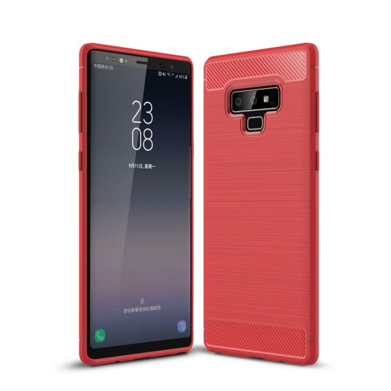 Skal Samsung Galaxy Note 9 Svart Borstad Kolfiber