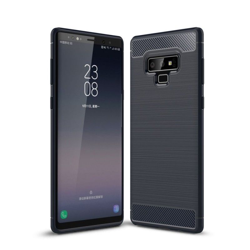 Skal Samsung Galaxy Note 9 Svart Borstad Kolfiber